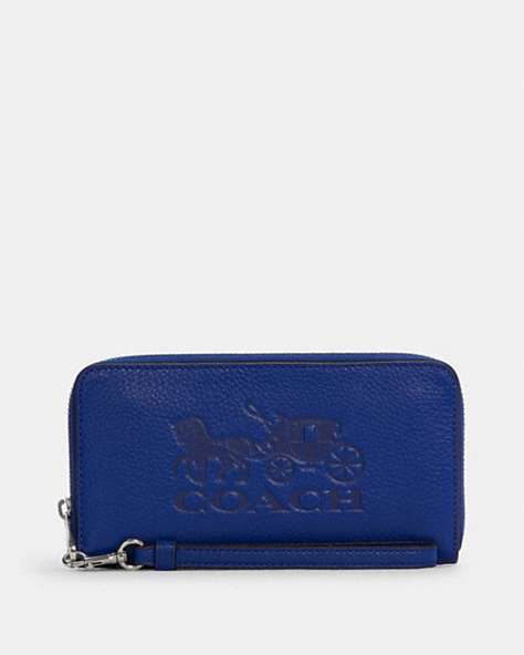 Long Zip Around Wallet With Horse And Carriage
