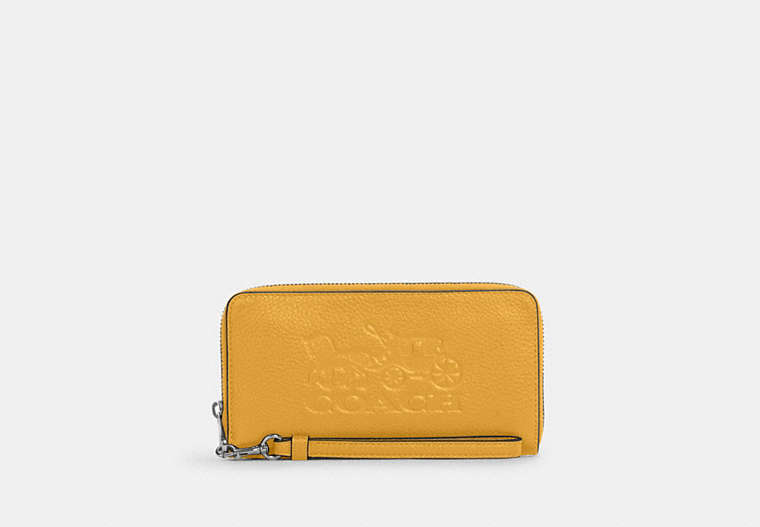 Long Zip Around Wallet With Horse And Carriage image number 0