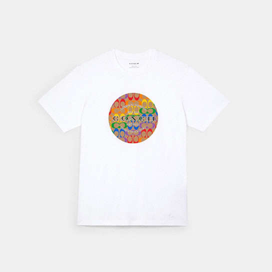 COACH® Outlet | Rainbow Signature T Shirt