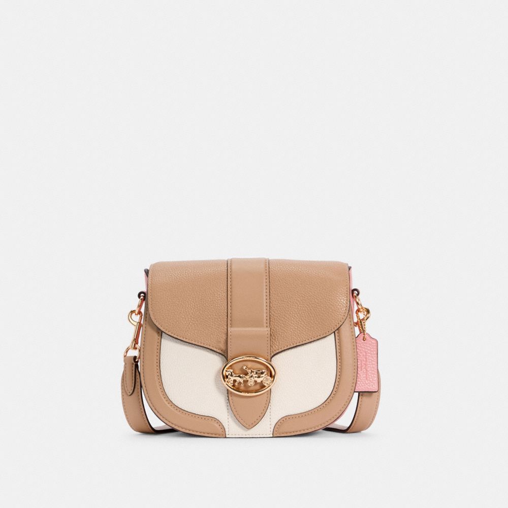 COACH® Outlet Saddle Bag In Colorblock