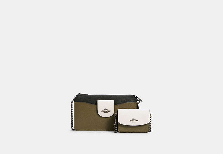 Poppy Crossbody With Card Case In Colorblock