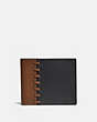 3 In 1 Wallet In Colorblock With Whipstitch