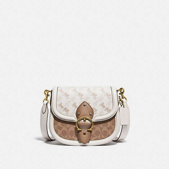 COACH® | Beat Saddle Bag With Horse And Carriage Print