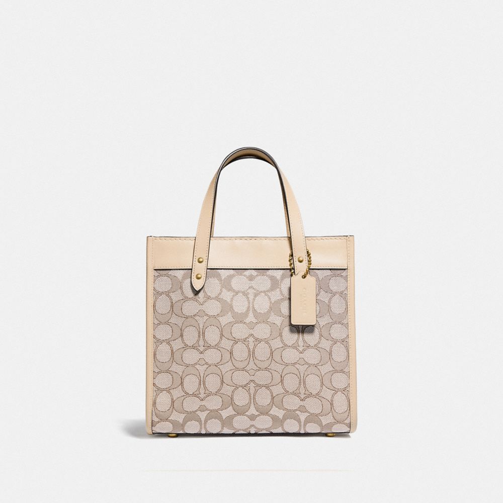 COACHÂ® | Field Tote 22 In Signature Jacquard