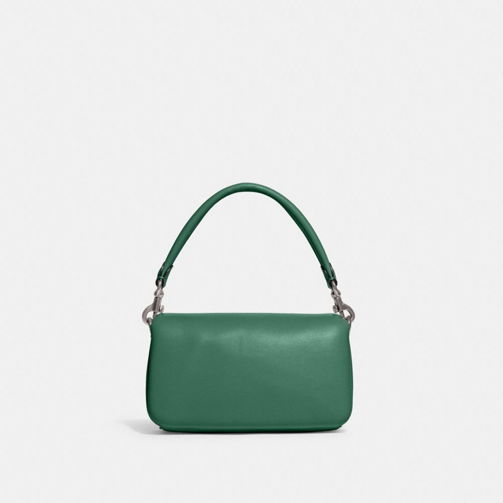Shop Coach Pillow Tabby Shoulder Bag 18 In Green