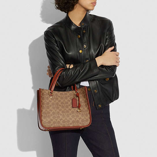 COACH® | Tyler Carryall 28 In Signature Canvas