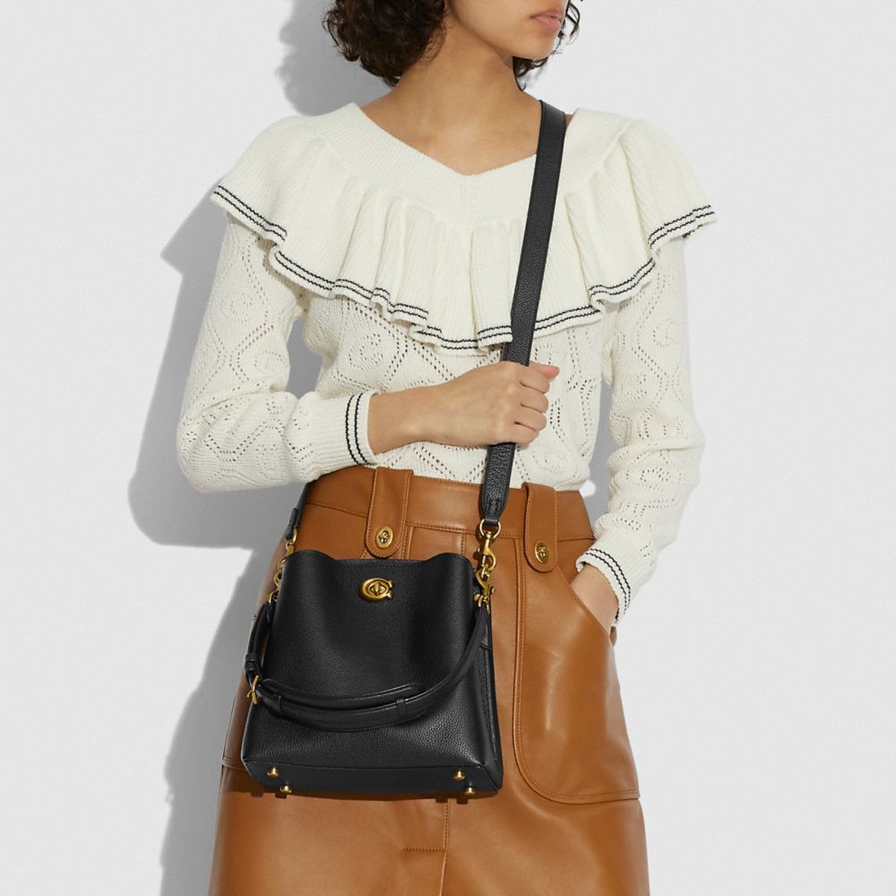 Introducir 98+ imagen coach crossbody bucket bag