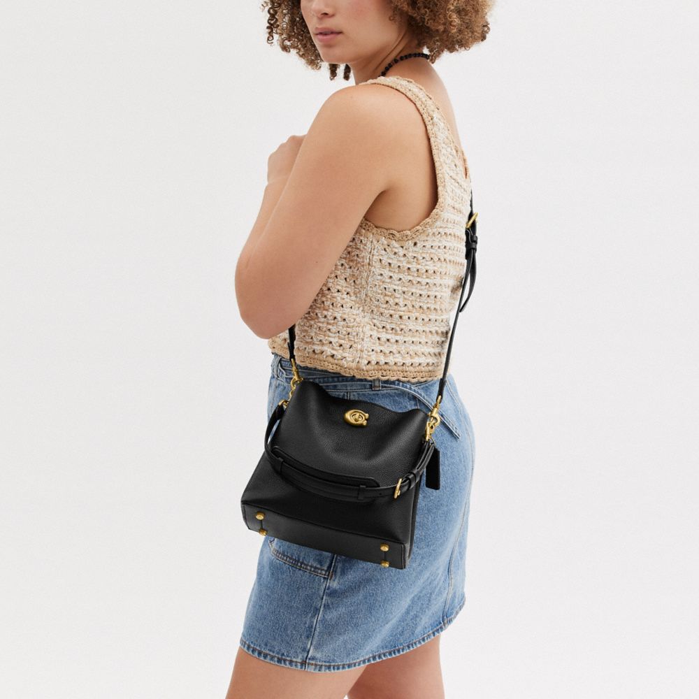 COACH®  Willow Bucket Bag In Signature Canvas With Heart Print