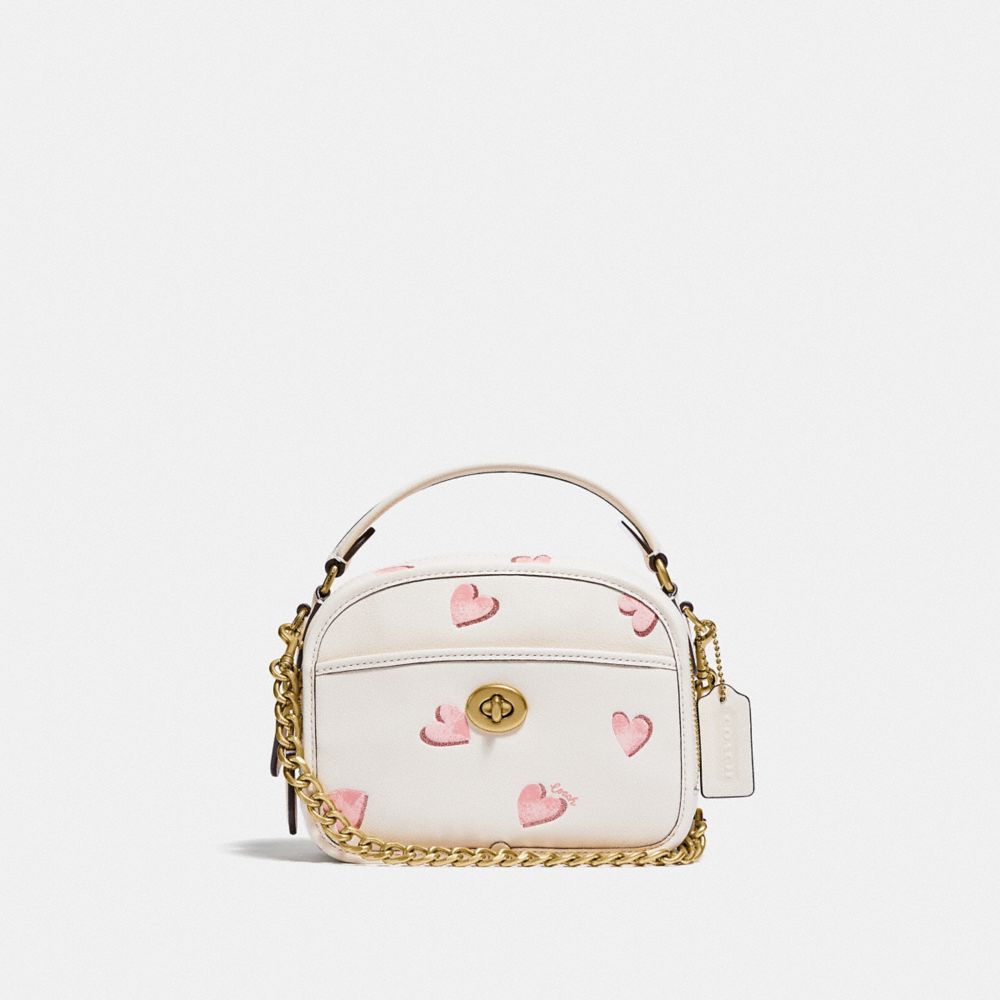 COACH® | Lunchbox Top Handle With Heart Print