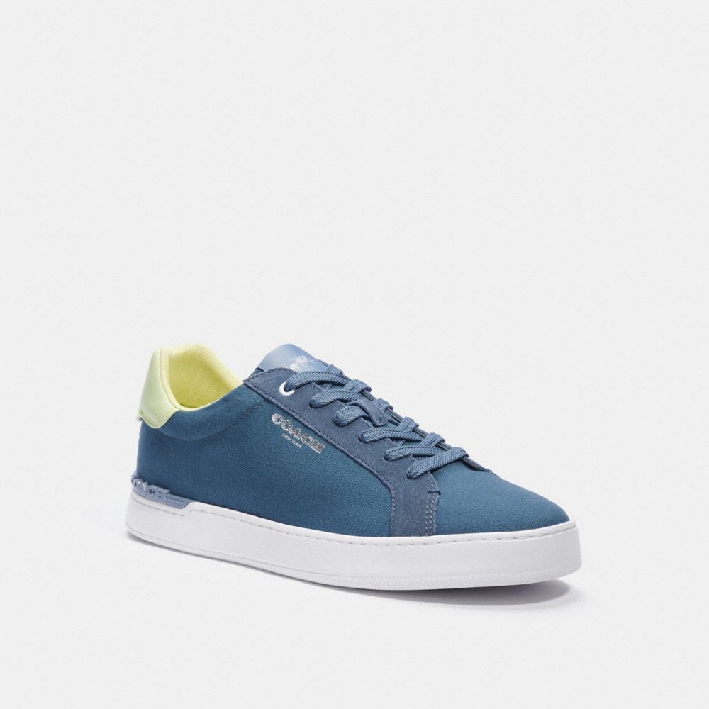 clip low top sneaker with coach print