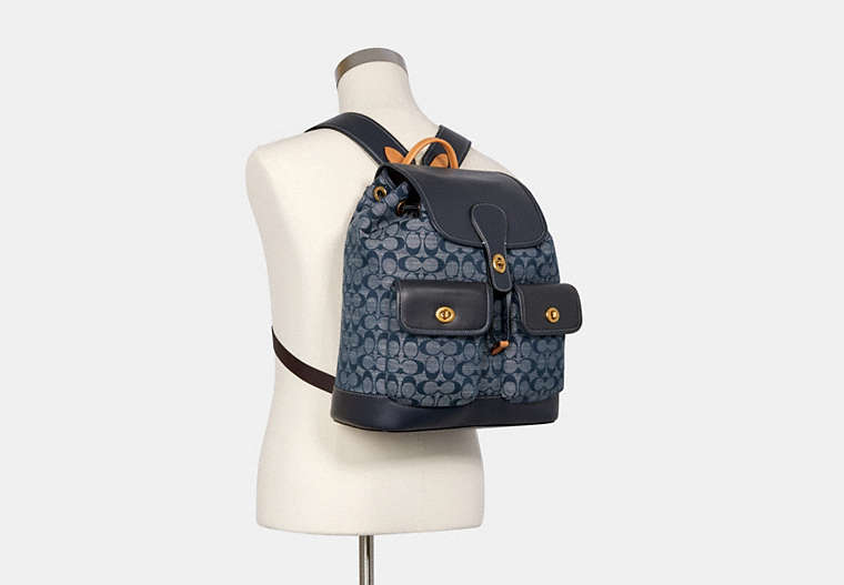 COACH® Outlet | Heritage Backpack In Signature Chambray