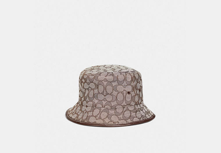 COACH® | Signature Jacquard Bucket Hat In Organic Cotton And Recycled
