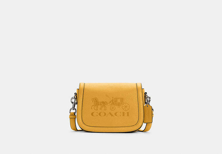 Saddle Bag With Horse And Carriage image number 0