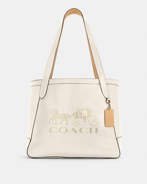 Horse And Carriage Tote With Horse And Carriage