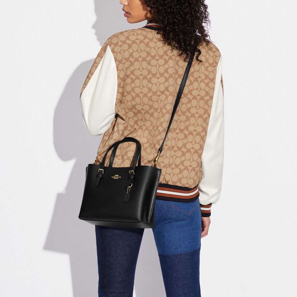 coach mollie tote 25 black