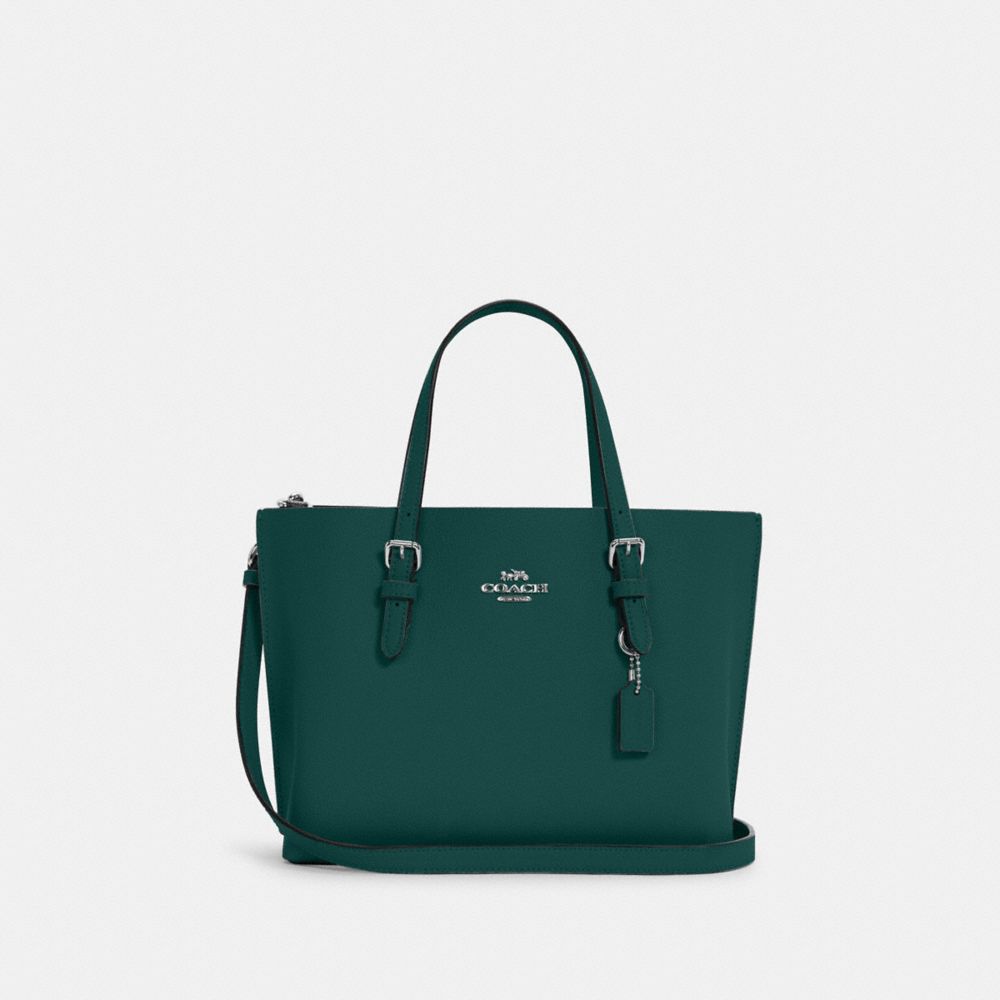 COACH®,Mollie Tote Bag 25,Leather,Crossbody,Logo,Gold Metal,Casual,,Front View