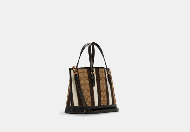 Mollie Tote 25 In Signature Jacquard With Stripes
