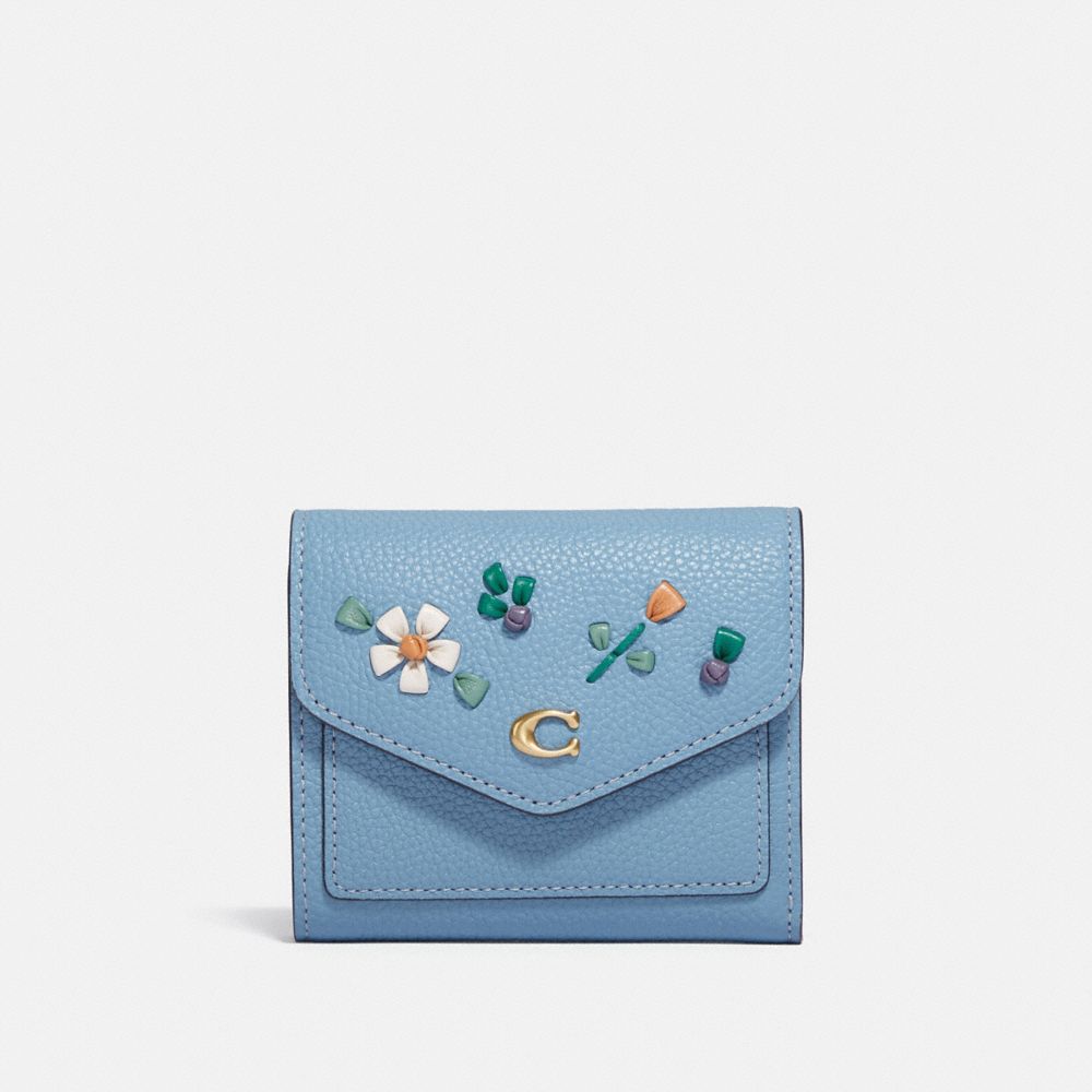 COACH® | Wyn Small Wallet With Floral Embroidery