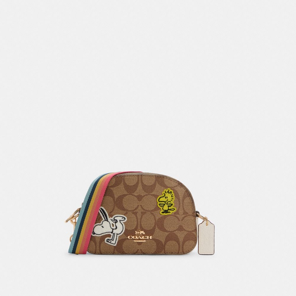 COACH® Outlet | Coach X Peanuts Mini Serena Satchel In Signature