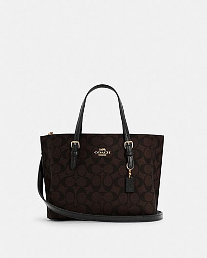 COACH® Outlet | Mollie Tote 25 In Signature Canvas