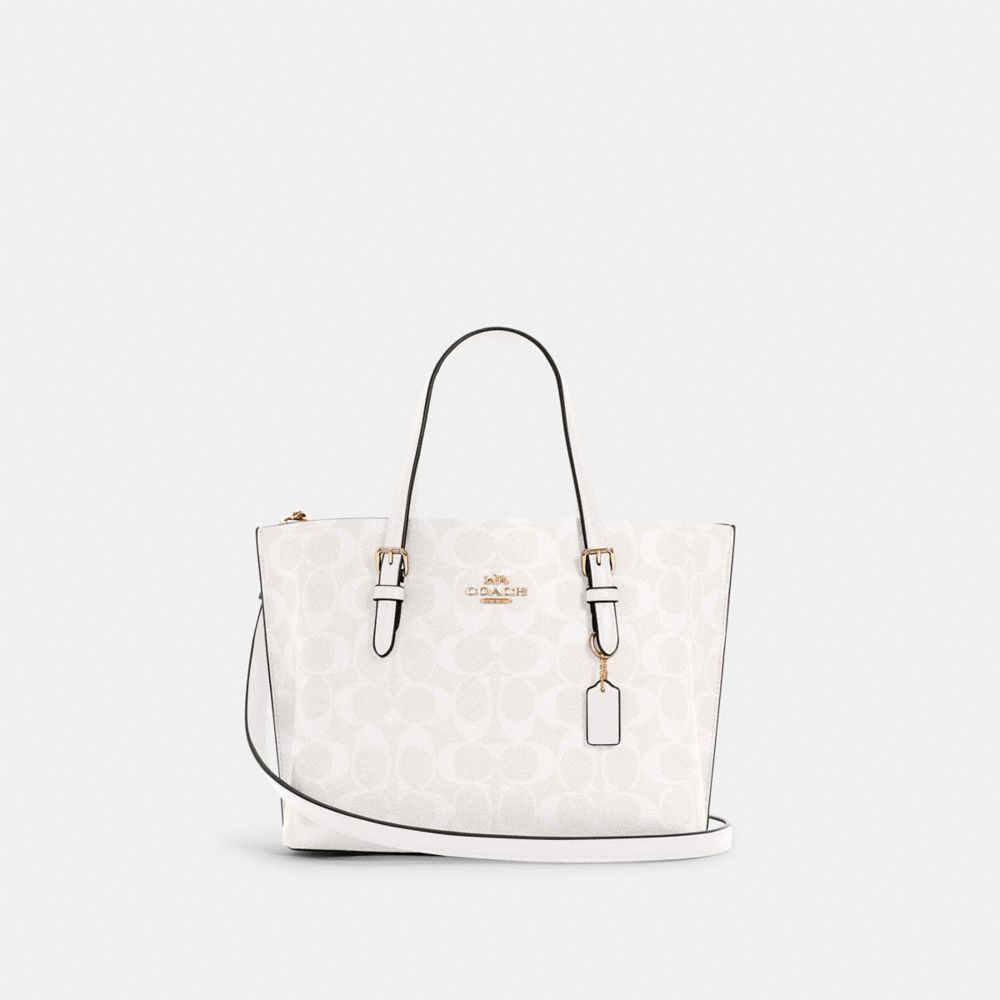 COACH® Outlet | Mollie Tote 25 In Signature Canvas