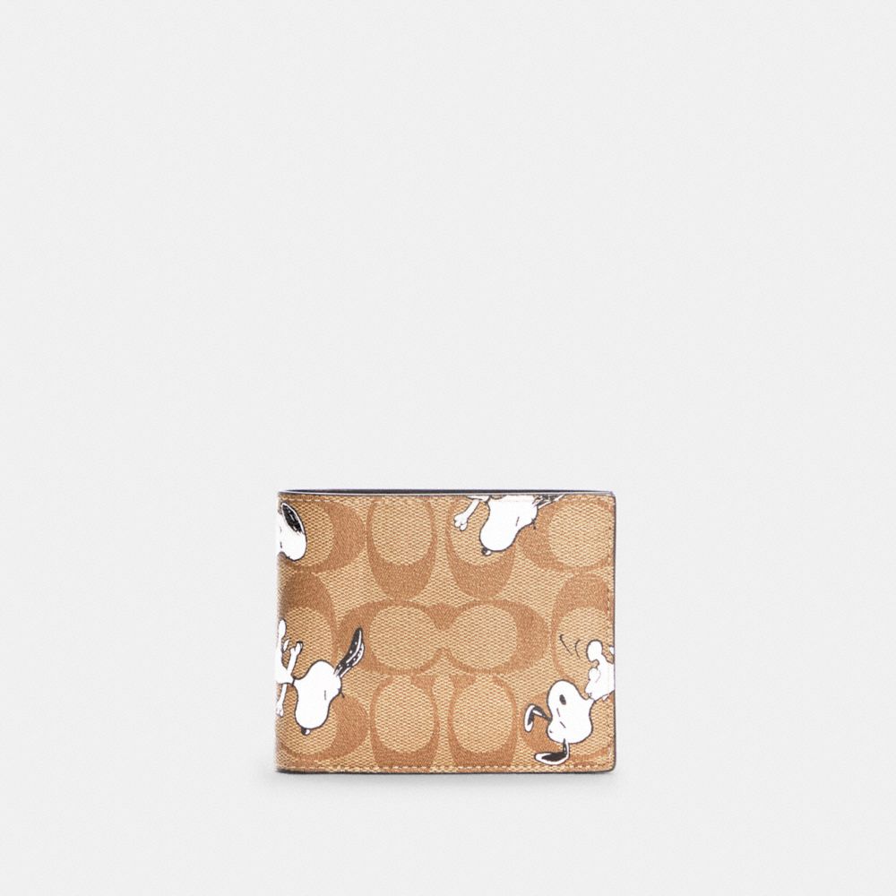 COACH® Outlet | Coach X Peanuts 3 In 1 Wallet In Signature Canvas