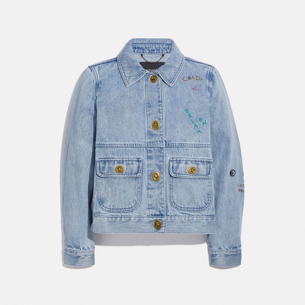 Washed Denim Jacket COACH®