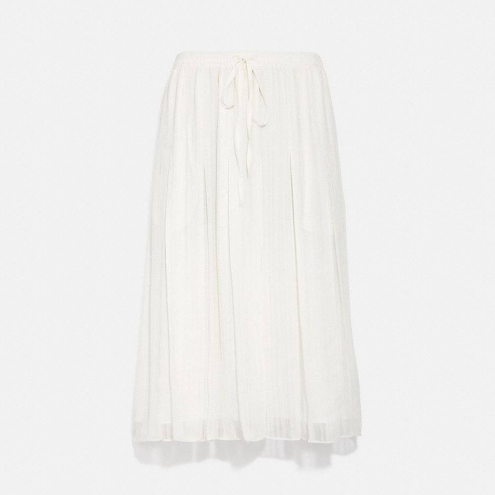 COACH®: Gathered Waist Skirt