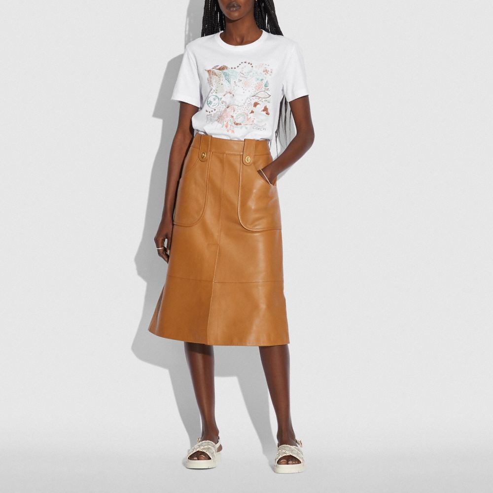 COACH®,Doodle Dream T-Shirt In Organic Cotton,,Scale View