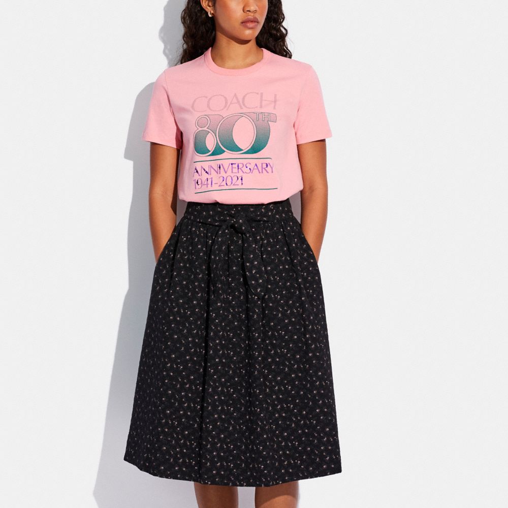 Tee-shirt 80e anniversaire Coach en coton biologique