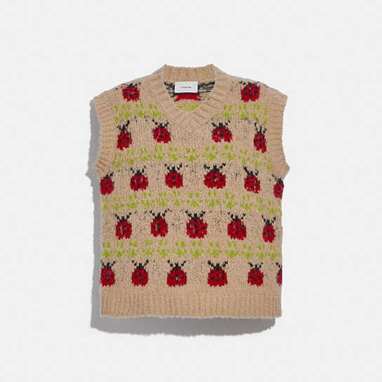 COACH®: Lady Bug Sweater