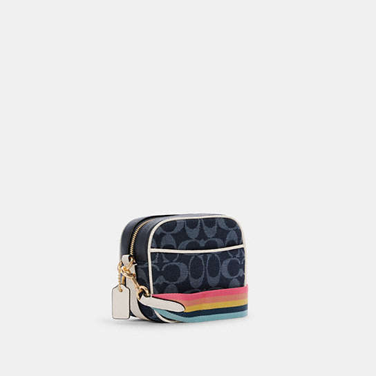COACH® Outlet | Mini Dempsey Camera Bag In Signature Jacquard With 