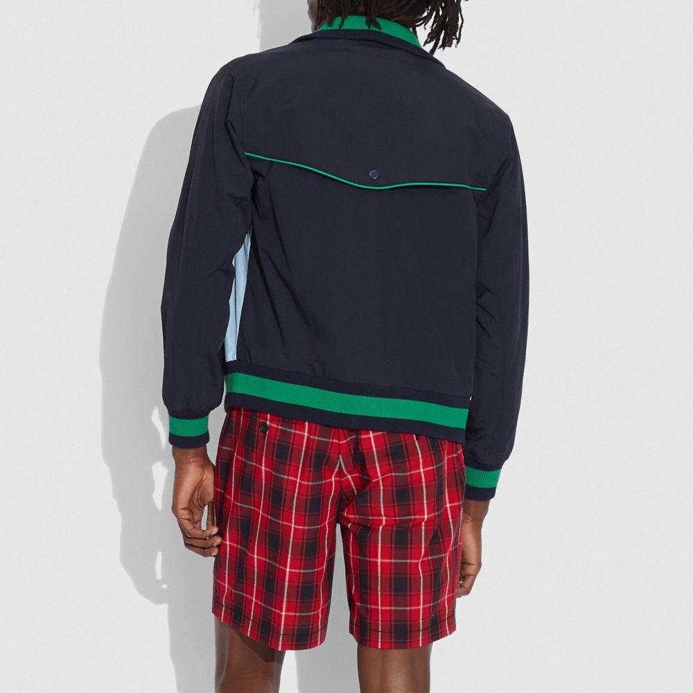 COACH® | Colorblock Mashup Windbreaker In Recycled Nylon