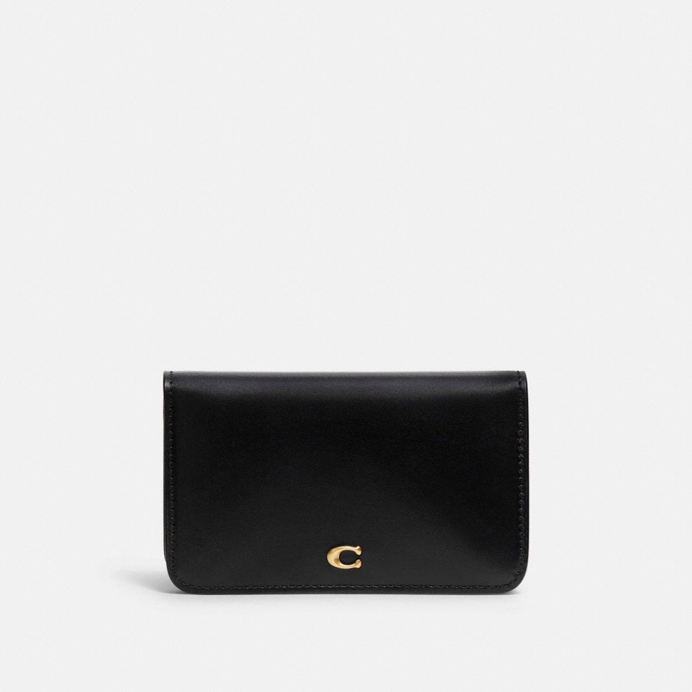 COACH®: Slim Card Case In Signature Canvas