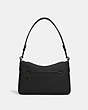 COACH®,SOFT TABBY SHOULDER BAG,Smooth Leather,Medium,Pewter/Black,Back View