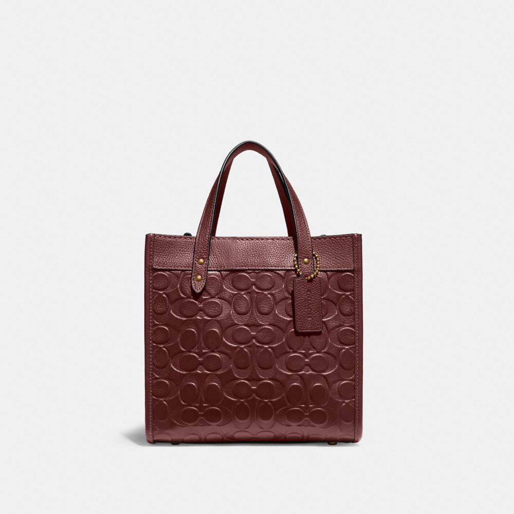 Field Tote 22 In Signature Leather