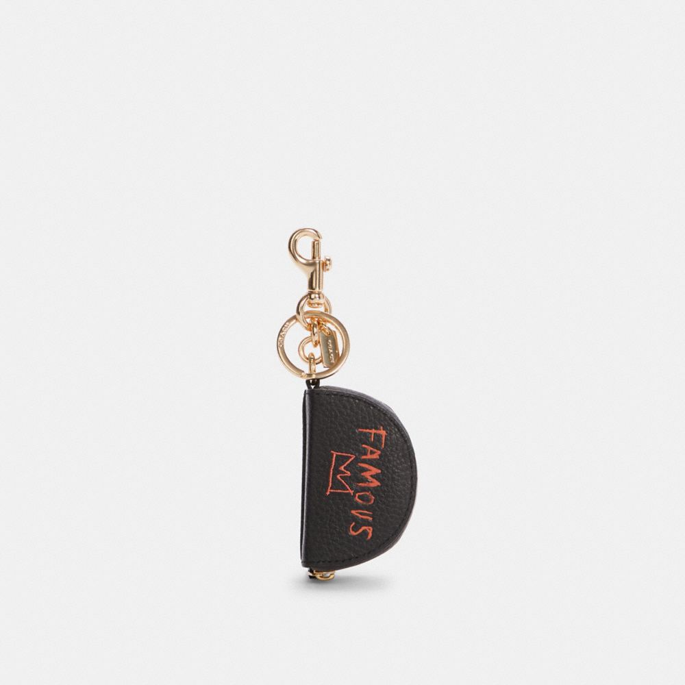 COACH® Outlet | Coach X Jean Michel Basquiat Mini Half Moon Bag Charm