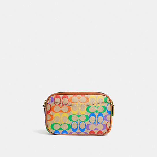 COACH® | Willow Camera Bag In Rainbow Signature Canvas