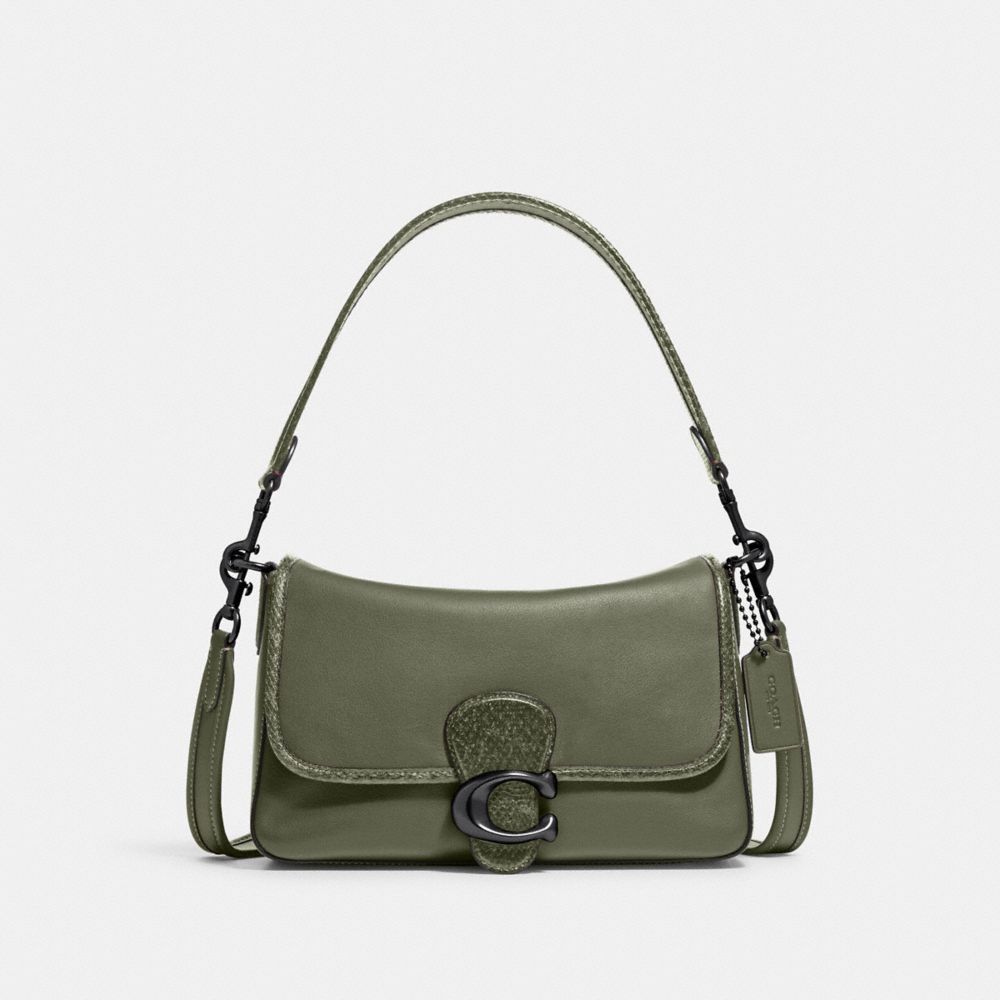 COACH® Soft Tabby Shoulder Bag With Snakeskin Detail