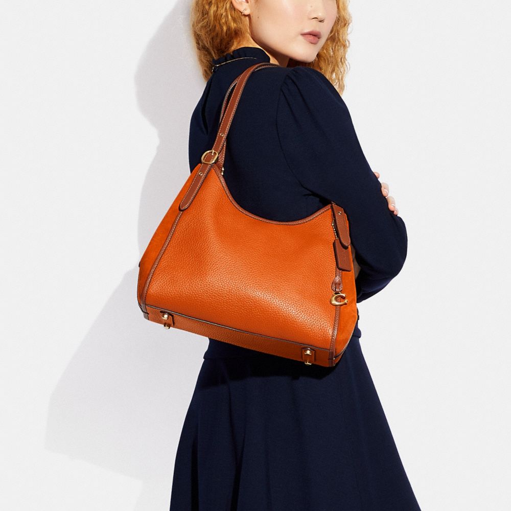 Coach Lori Shoulder Bag In Brass/canyon Multi ModeSens