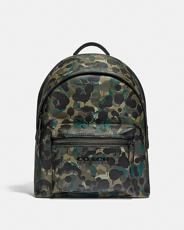 CoachCharter Backpack With Camo Print