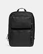 COACH®,GOTHAM BACKPACK,Pebbled Leather,Large,Black Copper/Black,Front View