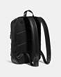 COACH®,GOTHAM BACKPACK IN SIGNATURE CANVAS,Signature Coated Canvas/Smooth Leather,Large,Black Copper/Charcoal/Black,Angle View