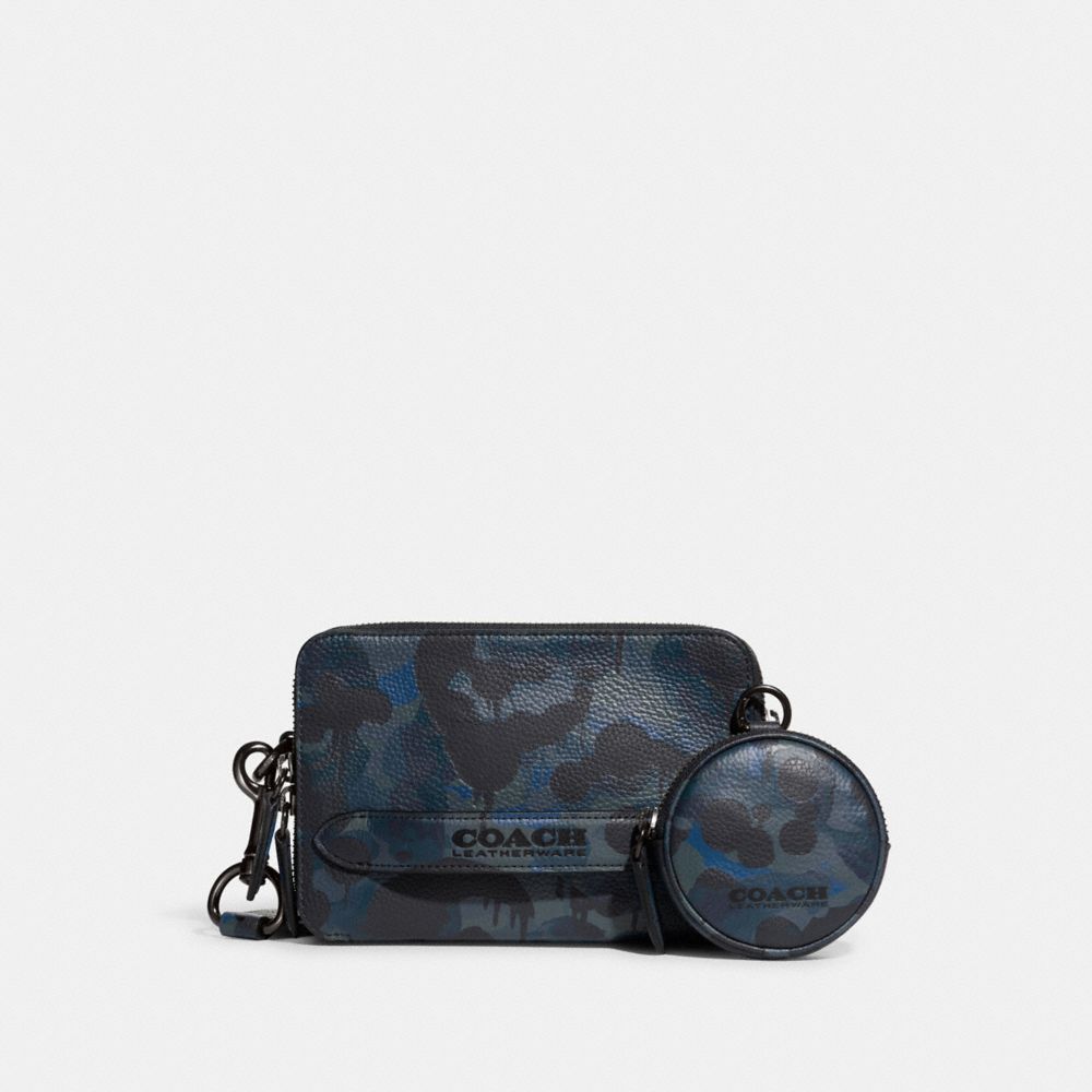 COACH®: Charter Crossbody With Hybrid Pouch With Camo Print