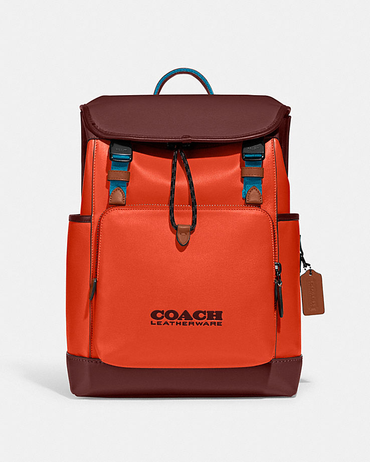 CoachLeague Flap Backpack In Colorblock