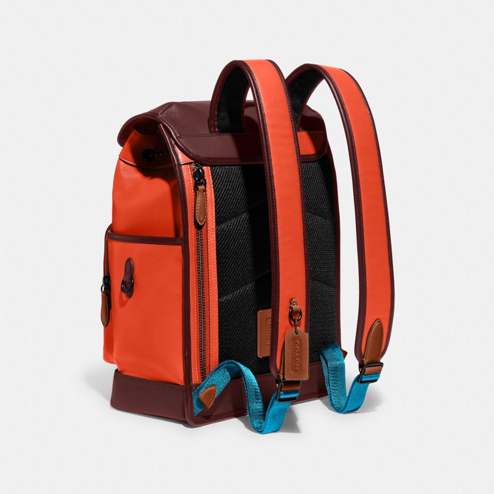 red coach backpack mens