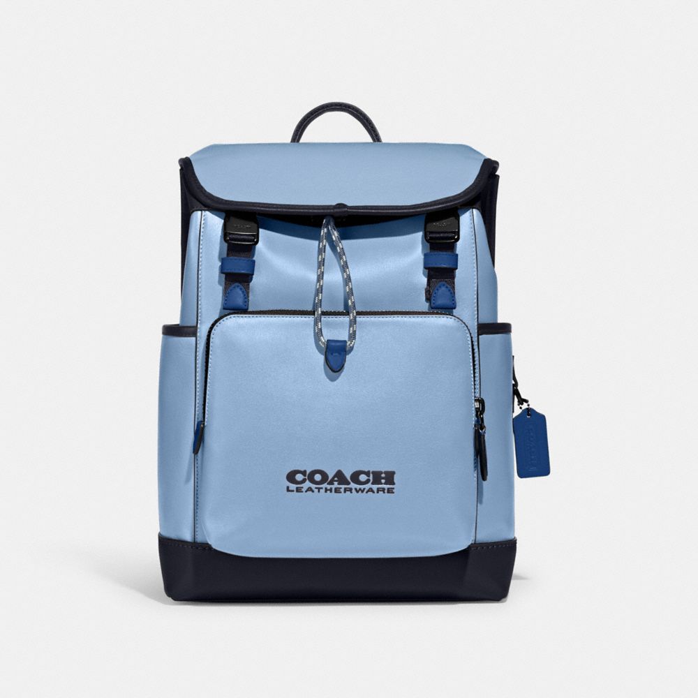 COACH® League Flap Backpack In Colorblock
