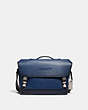 COACH®,LEAGUE BIKE BAG,Black Copper/Deep Blue Multi,Front View