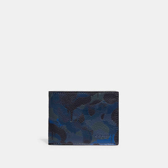 Slim Billfold Wallet With Camo Print | COACH®