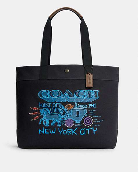 Tote 38 With Art School Graphic